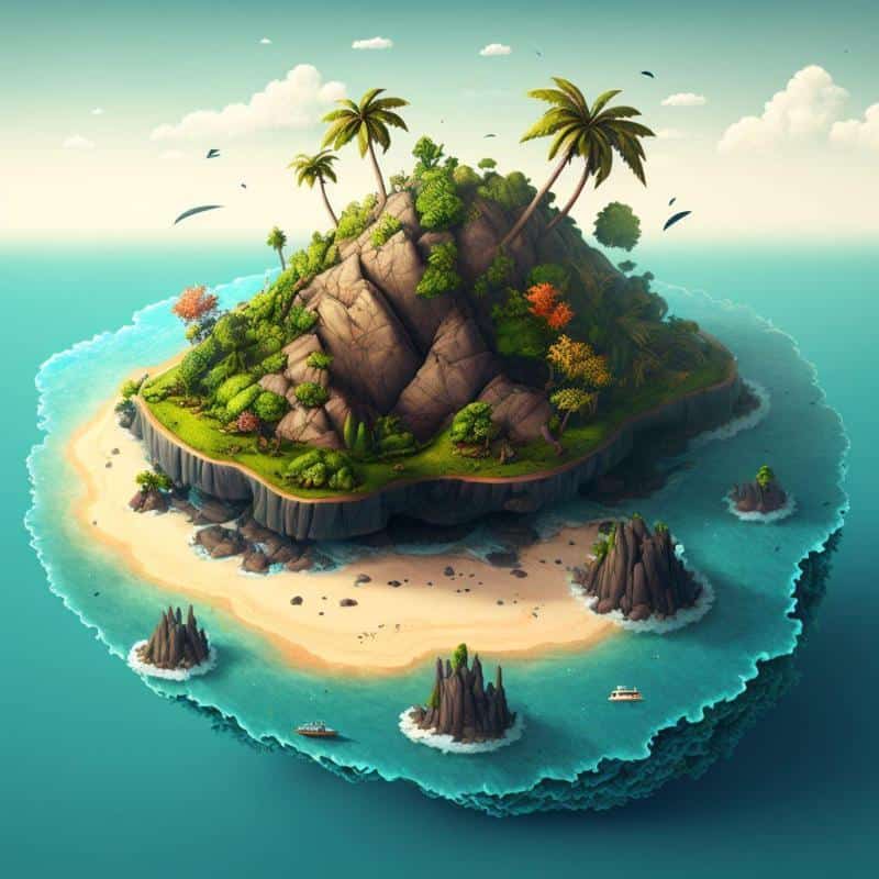 Bajka dla dzieci - Magiczna wyspa